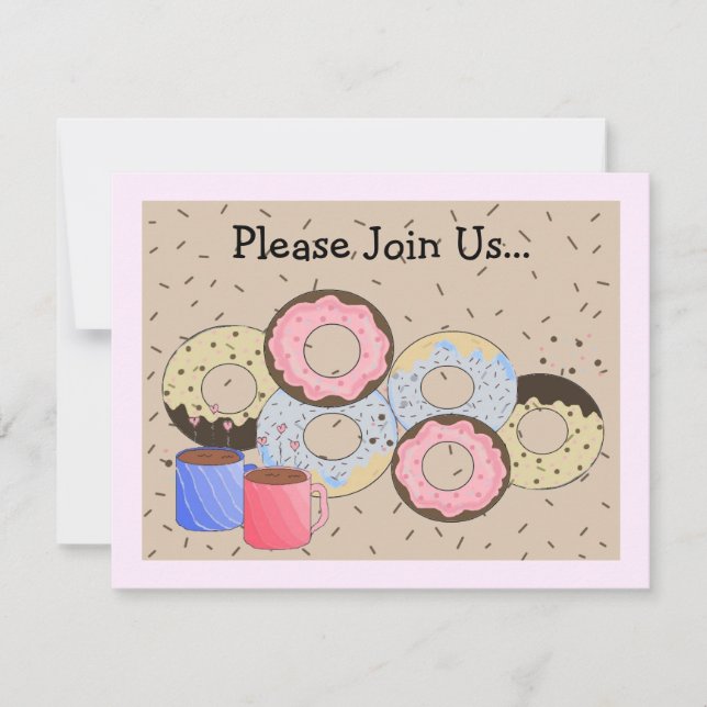 Donuts and Coffee Announcement (Front)