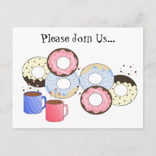 Donuts and Coffee Invitation