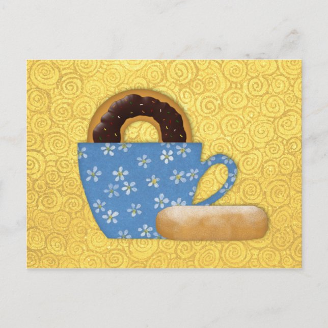 Donuts and Coffee Recipe Card (Front)