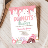 Donuts and Diapers Sprinkle Baby Shower