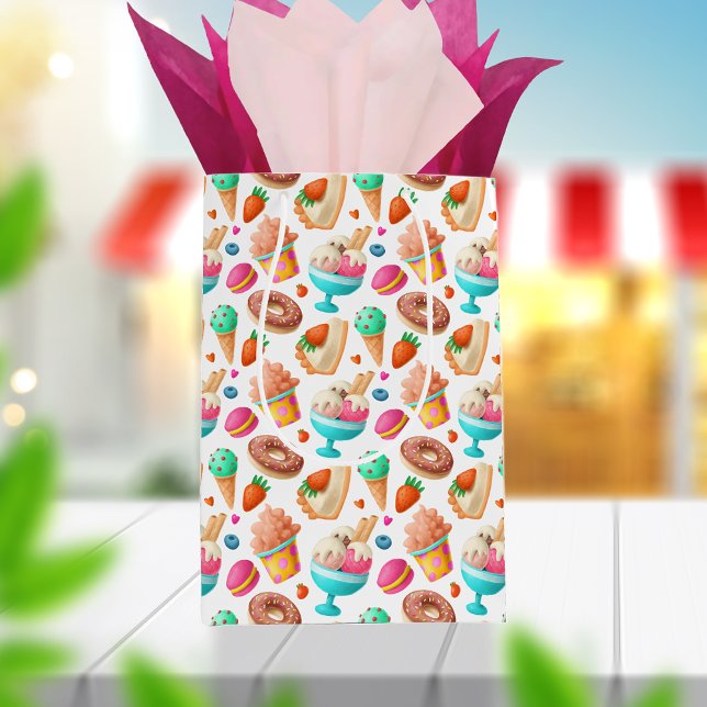 Donuts and Ice Cream Medium Gift Bag (Creator Uploaded)