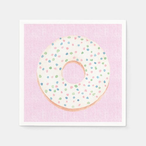 Donuts and Sprinkles Birthday Party or Baby Shower Napkins