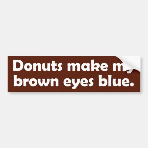 Donuts B_stika Bumper Sticker