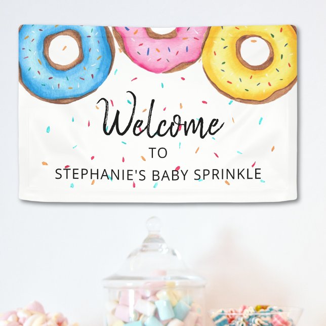 Donuts Baby Sprinkle Welcome Banner (Creator Uploaded)