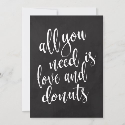 Donuts bar affordable chalkboard sign