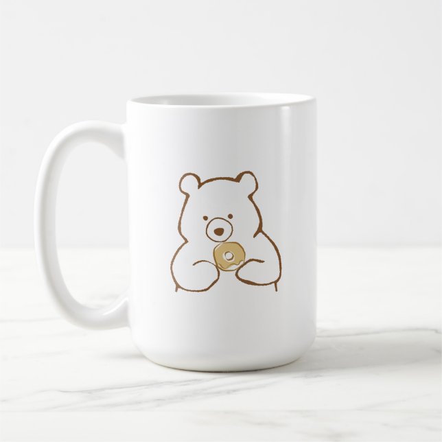 Donuts, Bears, and Me Coffee Mug (Left)
