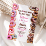 Donuts Brother and Sister Joint Birthday Party Invitation<br><div class="desc">EDITABLE Donuts Brother and Sister Joint Birthday Party Invitation
Elegant Girl Sister Boy Brother Donut Birthday Party
Can be used for the birthday of any age invitation</div>