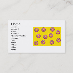 Donuts Business Card