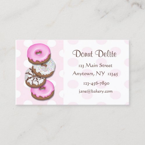 Donuts Business Card