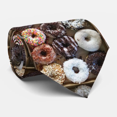 Donuts By The Dozen Neck Tie
