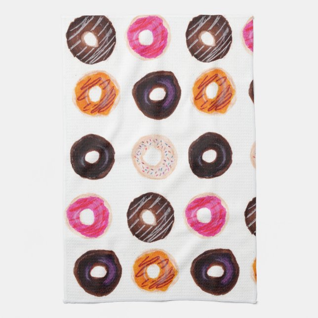 Donuts By the Dozens Kitchen Towel (Vertical)