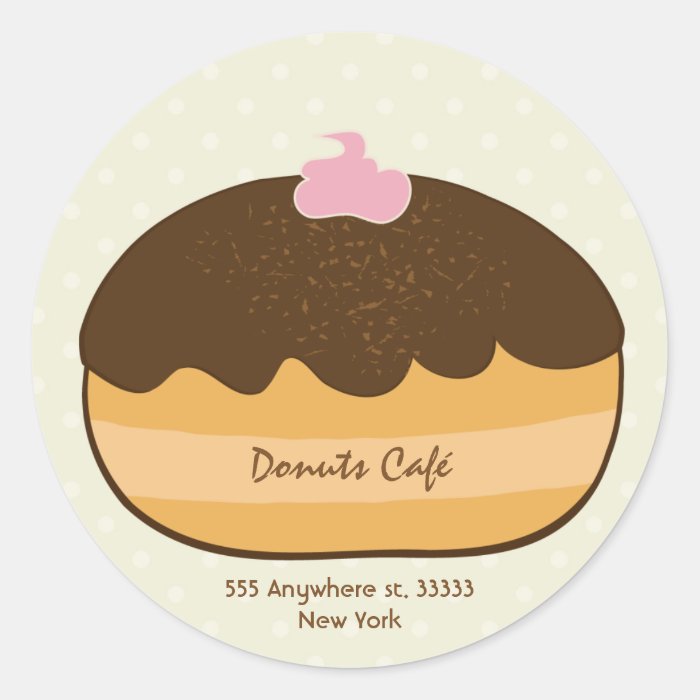 Donuts Cafe Sticker