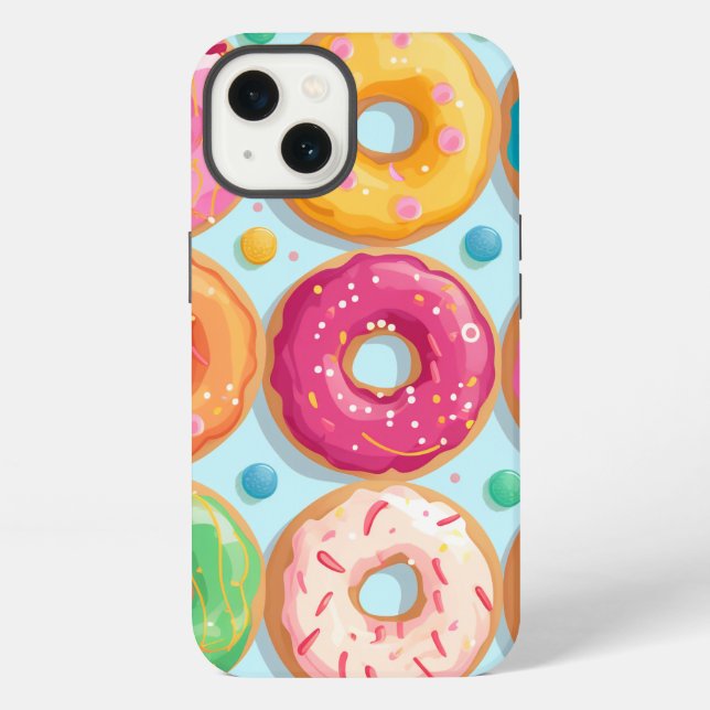 Donuts, candy iphone case (Back)