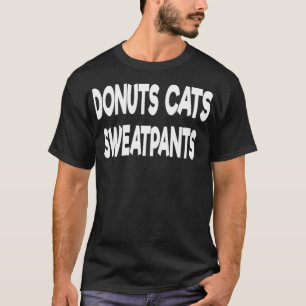 donuts cats birthday pastries  T-Shirt