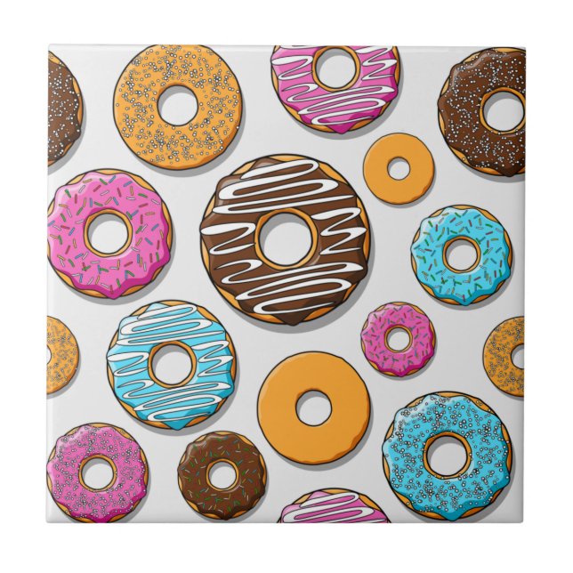 Donuts Ceramic Tile (Front)