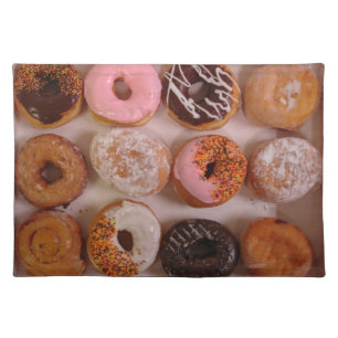 DONUTS! CLOTH PLACEMAT