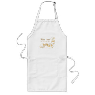 Donuts, Coffee and Me Long Apron