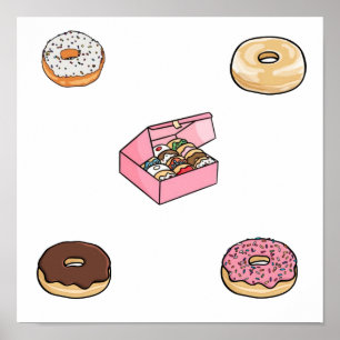 Donuts collection poster