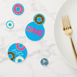 Donuts Colorful Doughnuts1st Birthday Party Theme Confetti