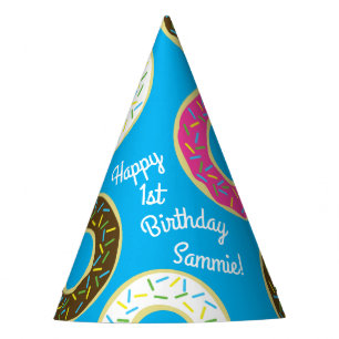 Donuts Colorful Doughnuts1st Birthday Party Theme Hat