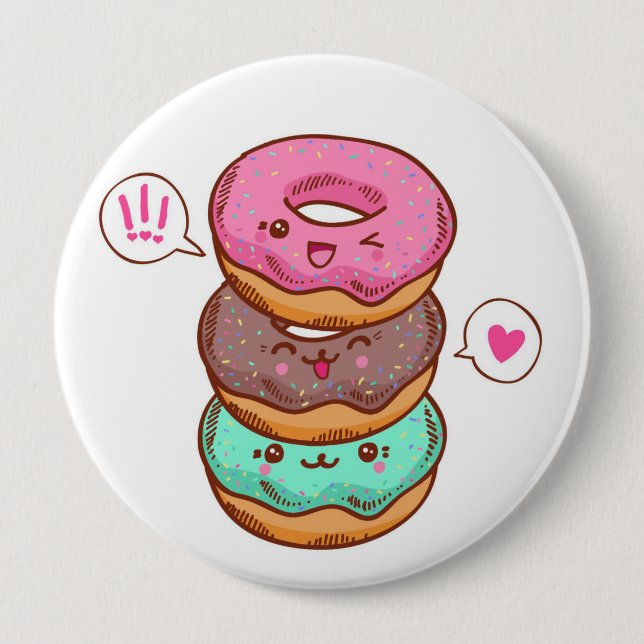 Donuts Custom Buttons (Front)