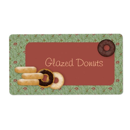 Donuts Custom Product Labels