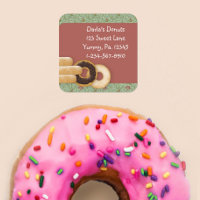Donuts Custom Product Sticker