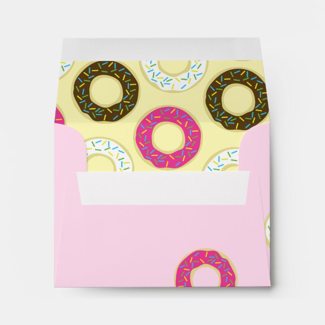 Donuts Cute Kid's Envelope (Back (Bottom))