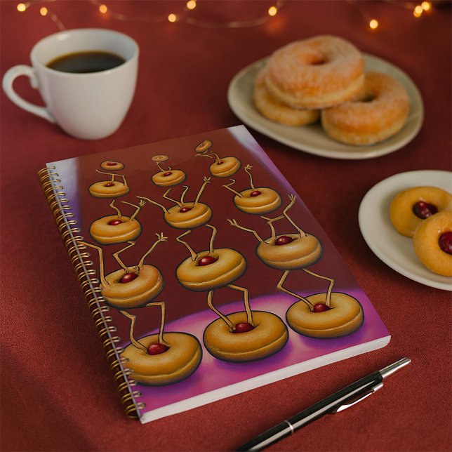 Donuts Dancing Whimsical Doughnut Characters Planner (Creator Uploaded)