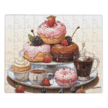 Donuts Delight Acrylic Puzzle
