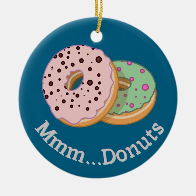 Donuts Design Ornament (Front)