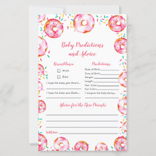 Donuts Diapers Baby Predictions Advice Game