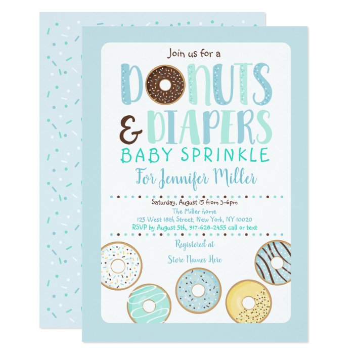 donuts and diapers sprinkle