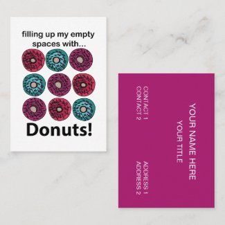 Donuts Filling Up My Empty Spaces With Donuts