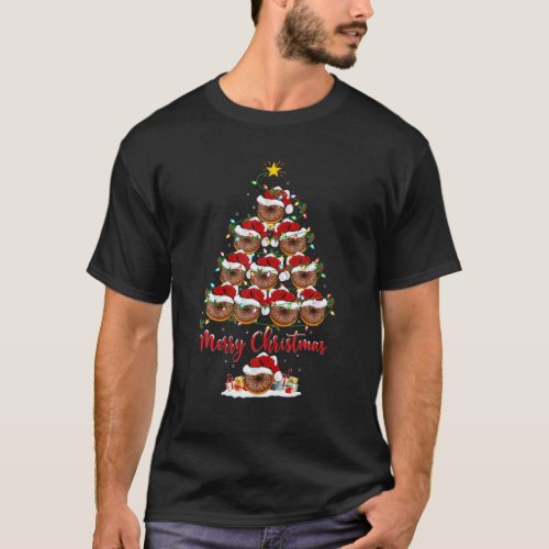 Donuts Food Lover Xmas Matching Santa Donuts Chris T_Shirt