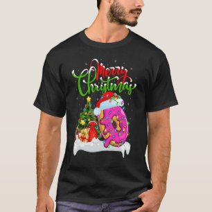 Donuts Food   Xmas Decorations Santa Donuts Christ T-Shirt