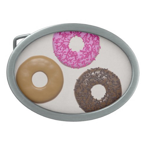 Donuts for all belt buckle