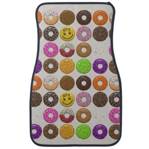 Donuts for all car floor mat