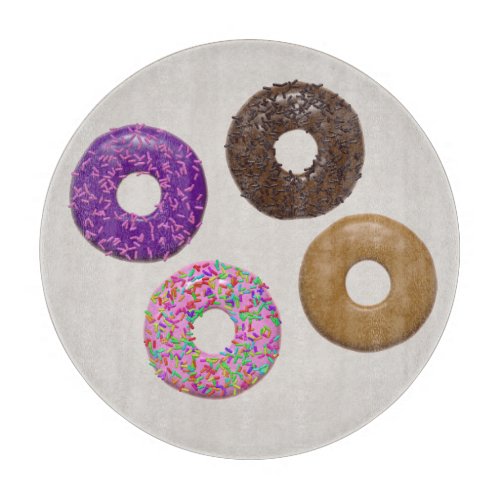 Donuts for all cutting board
