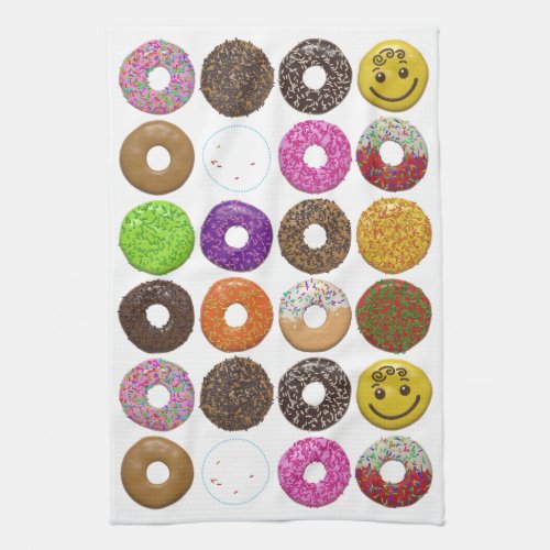 Donuts for all kitchen towel