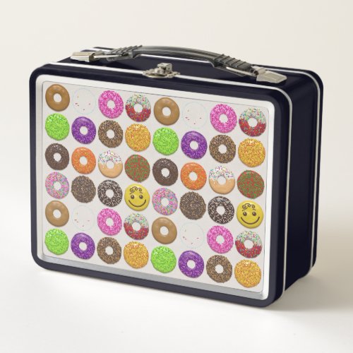 Donuts for all metal lunch box