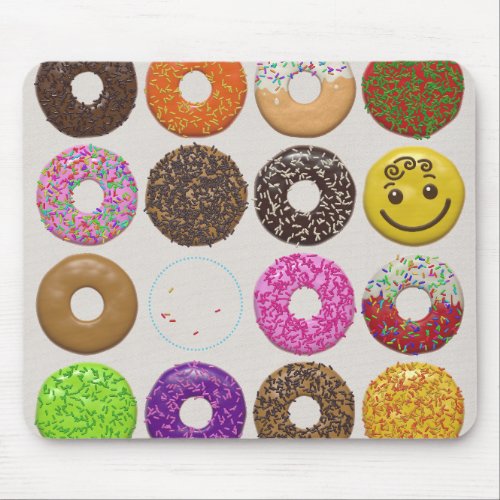 Donuts for all mouse pad