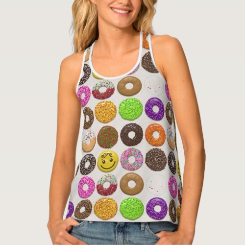 Donuts for all tank top