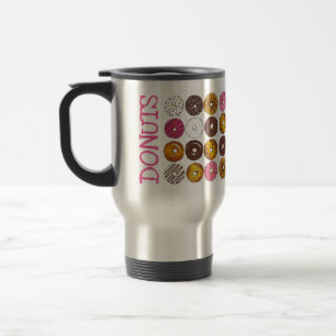DONUTS FOR YOU Doughnut Breakfast Junk Food Love Travel Mug