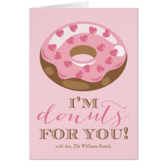 Donuts For You Valentine's Day Cards