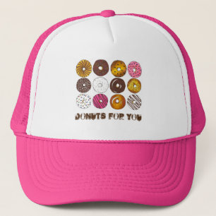 Donuts for You Valentine's Day Doughnut Donut Trucker Hat
