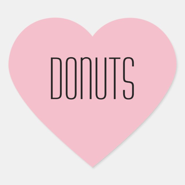Donuts Heart Sticker (Front)