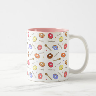 Donuts Homemade 11 oz Two-Tone Mug
