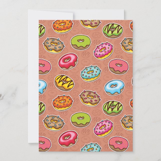 Donuts  invitation (Front)