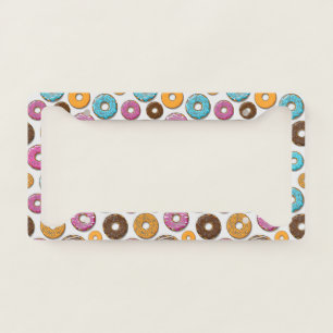 Donuts License Plate Frame
